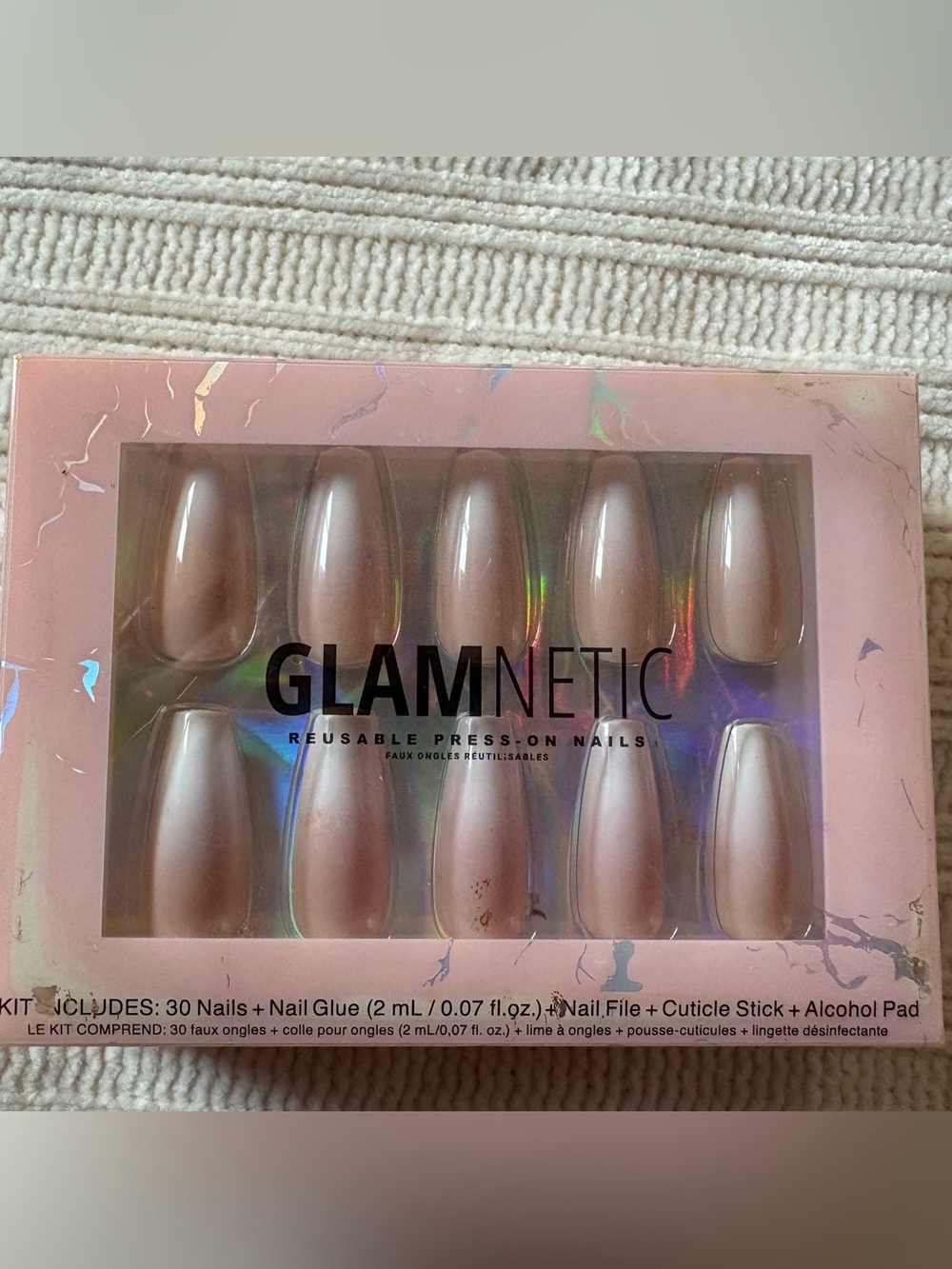 Glamnetic Press-On Nails OmbrΓ© Creme De Nude